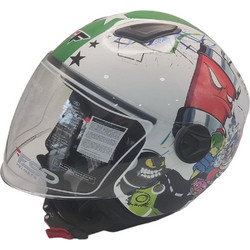 Faseed FSD-700 Cartoon Multicolor Κράνος Μηχανής Jet