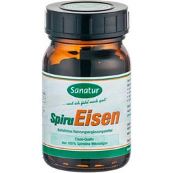 Sanatur Σπιρουλίνα με Σίδηρο 400mg 100 Ταμπλέτες