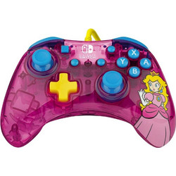 PDP Rock Candy Peach Wired Controller Switch Pink Blue