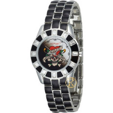 Ed Hardy Chic Love Kills Γυναικείο Ρολόι με Ασημί Μεταλλικό Μπρασελέ CH-LK