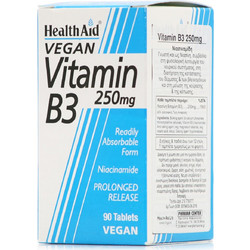 Health Aid Vitamin B3 250mg 90 Ταμπλέτες