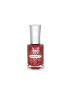 Maxiflex Collextion 2000 Nail Colour 284 Blazing Red Βερνίκι νυχιών Κόκκινο με στράς 12ml