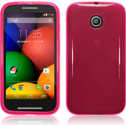Terrapin Slim Fit Silicone Case Pink (Motorola Moto E)