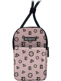 SBS Case Me Handbag Canvas Pink Queen Pattern - (CMSMARTBAGPQ)