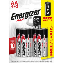Energizer Max AA 6τμχ
