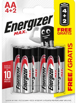 Energizer Max AA 6τμχ