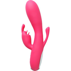 12-Speed Red Color Silicone Rabbit Vibrator Type II