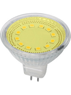 LED20 MR16-ΚΙΤΡΙΝΟ,1.5W,12V