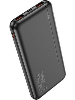 Lamtech Power Bank 10000mAh 20W με 2 Θύρες USB-A & Θύρα USB-C Black