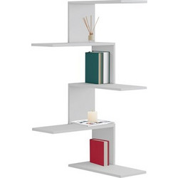 Homemarkt ΕΠΙΤΟΙΧΙΑ ΡΑΦΙΕΡΑ RORY HM8931.11 ΜΕΛΑΜΙΝΗ ΣΕ ΛΕΥΚΟ 22x51,5x109Υ εκ