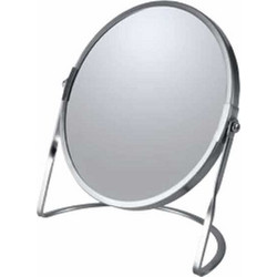 Dimitracas Επιτραπέζιος Καθρέπτης SPIRELLA Akira Μεταλλικός Brushed 18.4x10.5cm 06236.001