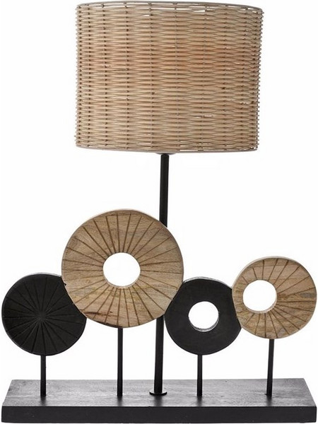 Iliadis 76877 Πορτατίφ Καφέ Μαύρο Φ46xΥ60cm