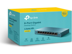 TP-Link LS108G Unmanaged L2 Switch με 8 Θύρες Ethernet 1Gbps