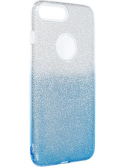 Θήκη Κινητού Forcell Shinning for Apple iPhone 7/8 Plus TPU Silver-Blue