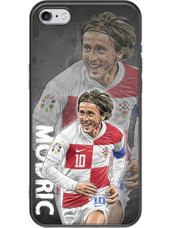 Θήκη Euro 2024 - Luka Modric iPhone 6 Plus / iPhone 6s Plus Black TPU (Μαύρη Σιλικόνη)