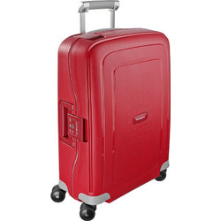 Samsonite S'Cure Crimson Βαλίτσα Καμπίνας 55x40x20cm με 4 Ρόδες Κόκκινη