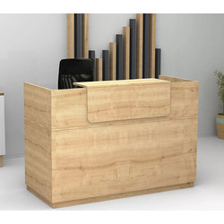 Megapap Lemmon Γραφείο Reception Ξύλινο 160x70x110cm GP028-0078,2