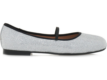ALESSANDRA BRUNI ΜΠΑΛΑΡΙΝΕΣ T17001621E94 - ΑΣΗΜΙ ΣΤΡΑΣ T17001621E94-SILVER GLITTER STRASS