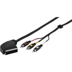 VIVANCO CABLE SCART to 3 X RCA 2m