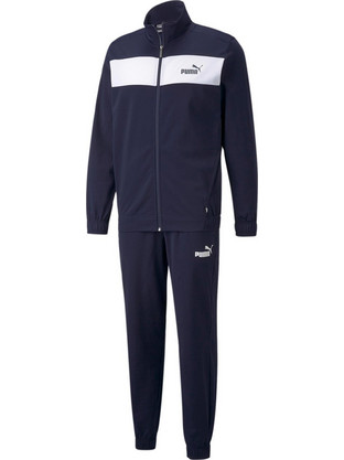 Puma Poly Suit Ανδρικό Σετ Φόρμας με Λάστιχο Navy Μπλε 845844-06