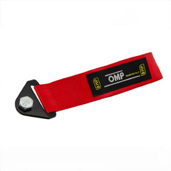 Αγωνιστικός Ιμάντας Ρυμούλκησης Τύπου Tow Hook OMP - Κόκκινο LY
