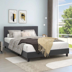 Κρεβάτι Flat Διπλό Υφασμάτινο 160x200cm GP002-0010,1