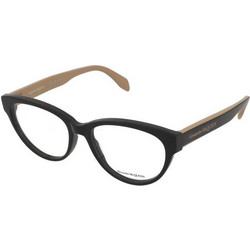 Alexander McQueen AM0359O 004 Γυναικείος Σκελετός Γυαλιών Οράσεως Κοκάλινος Μαύρος