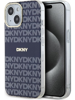 DKNY IML Mono +amp Stripe - θήκη για Apple iPhone 15 / 14 / 13 - Μπλε