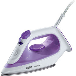 Braun TexStyle 1 SI 1080 Violet/white Σίδερο Ατμού 2000W με Κεραμική Πλάκα