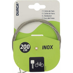 Durca Συρματόσχοινο Φρένων Ποδηλάτου Inox 200cm (800326)