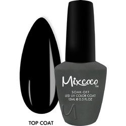 Mixcoco Non Wipe Top Coat Ημιμόνιμο Βερνίκι Νυχιών 15ml