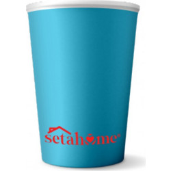 Seta Home Χάρτινα Ποτήρια Γαλάζια 25 τμχ