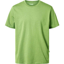 T-SHIRT SELECTED SLHASPEN SLUB SS O-NECK TEE EPSOM SELECTED