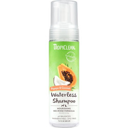 Tropiclean Στεγνό Καθάρισμα Waterless Shampoo Για Σκύλο & Γάτα Nourishing Παπάγια και Καρύδα 220ml