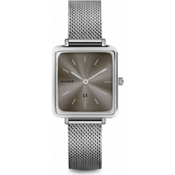 Millner Royal Silver Graphite Γυναικείο Ρολόι με Χρυσό Μεταλλικό Μπρασελέ