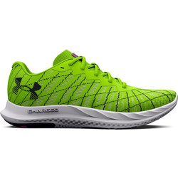 Under Armour Charged Breeze 2 Ανδρικά Αθλητικά Παπούτσια για Τρέξιμο Lime 3026135-300