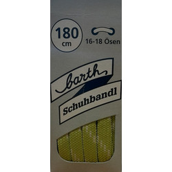 Κορδόνια Πλακέ Barth Lime 180cm 3262B-425