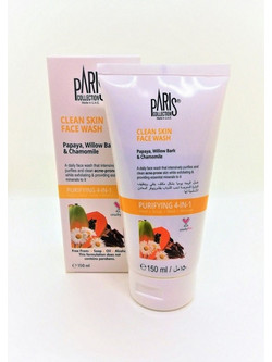 Paris Collection Clean Skin Purifying 4in1 Face Wash Κρέμα Καθαρισμού Προσώπου για Ακμή 150ml