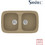 Sanitec Classic 312 Επικαθήμενος Νεροχύτης Γρανίτη Ματ Metallic Cream 82x50cm