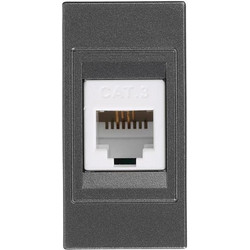 Πριζα Τηλεφωνου 1 Modules rj 11 Γραφιτης