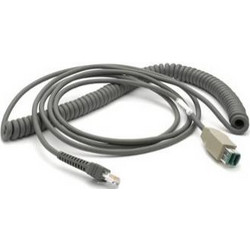 Zebra USB Stromkabel 5 12 V 457 m gewickelt fr Symbol DS4308 DS7708 Digital Scanner DS9308 Zebra DS4608 DS7708 DS9208 LI2208