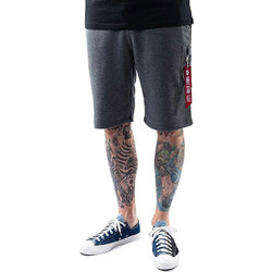 Alpha Industries Αθλητική Ανδρική Βερμούδα Ανθρακί 166301-315