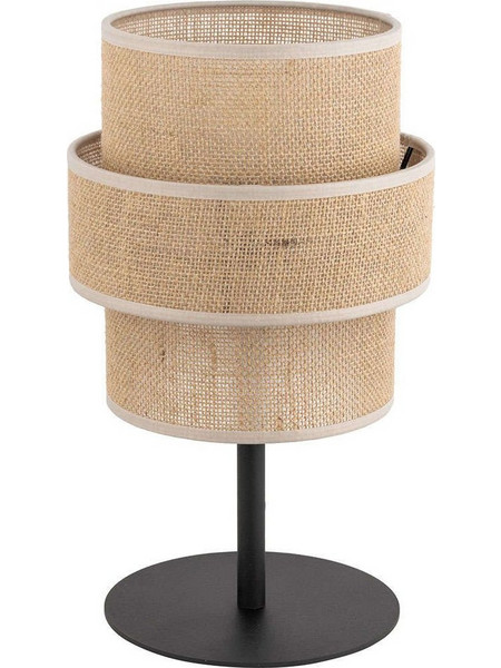 Φωτιστικό Επιτραπέζιο Calisto 5404 Φ20x38cm 1xE27 15W Natural-Black TK Lighting