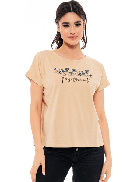Biston fashion γυναικείο top 49-106-020 070 BEIGE