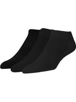 X-Code Ανδρικές Κάλτσες Κοντές Μαύρες 3Pack 02400