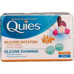Quies Earplugs Silicone Swimming Infants & Kids - Παιδικές Ωτοασπίδες Κολύμβησης 3 ζεύγη