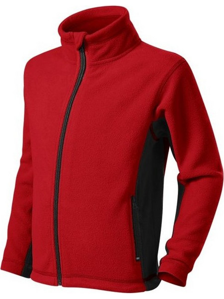 Malfini Frosty Fleece Παιδική Ζακέτα Fleece με Φερμουάρ Κόκκινη MLI-52907