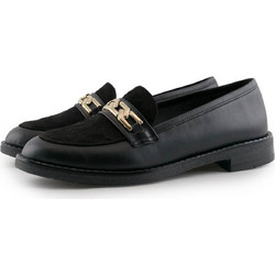 1211 Stefania Γυναικεία Loafers - Slip On ΜΑΥΡΟ