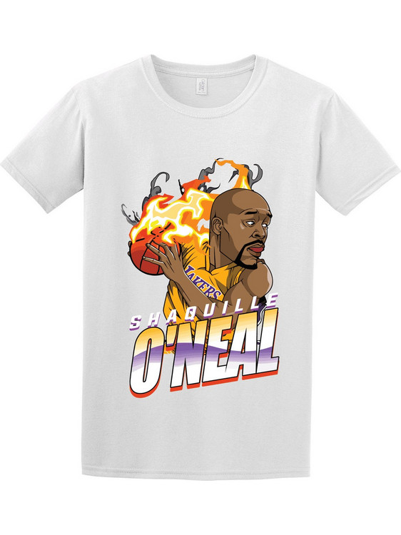 Gildan Shaquille O' Neal Παιδικό T-Shirt Άσπρο