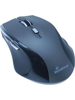 MediaRange MROS203 Ασύρματο Ποντίκι Black Grey